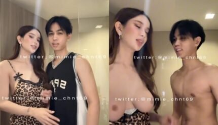 มีมี่ ชวนหนุ่มทะเล้นอารมณ์ดี มาเย็ดโชว์ โชว์ลีลาหื่น เลียหี เย็ดกระแทกปั๊บๆ ต่อหน้ากล้อง น้ำแตกคาถุง