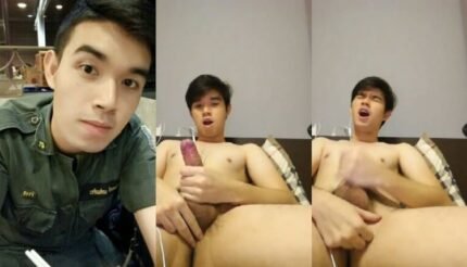 คลิปหลุดหนุ่มหล่อชักว่าว ฟลุ๊ค สิทธิพงษ์ ร้องเสียวซะดังลั่น โอ้ยจะแตกแล้ว ควยใหญ่ยาวน้ำแตกไป2 รอบเลย โคตรฟิน คนหล่อเงี่ยนยังไงก็ยังหล่อ