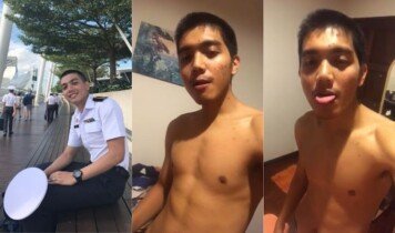 คลิปหลุดนายโอ้ค นักเรียนทหารหล่อแซ่บโชว์ลิ้นโชว์ควย ชักว่าวลีลาเด็ดน้ำแตกฟิน